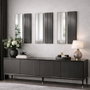 Hanah Home Espejo Ecológico Flotal-E Linea - Fume, Natural